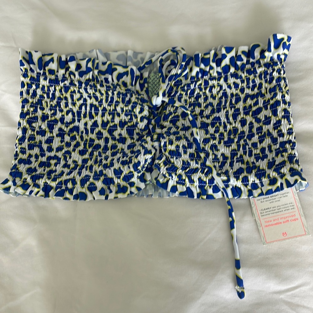 Maaji Bandeau Top bathing suit reversible size large